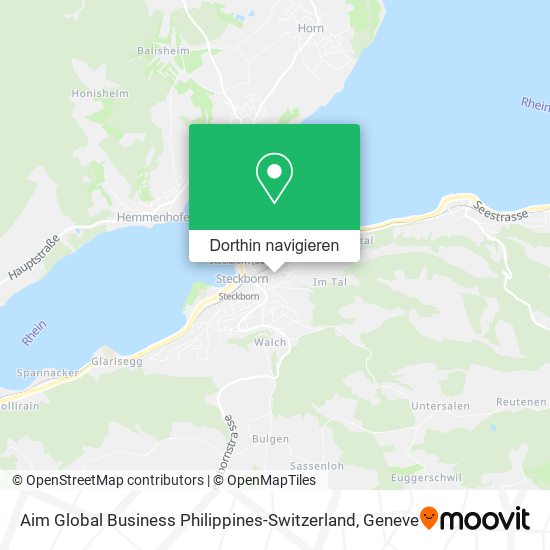 Aim Global Business Philippines-Switzerland Karte