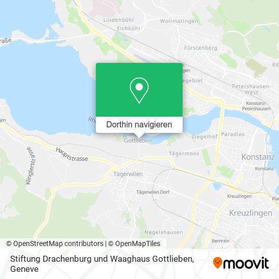 Stiftung Drachenburg und Waaghaus Gottlieben Karte