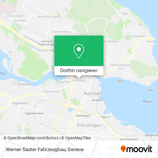 Werner Sauter Fahrzeugbau Karte