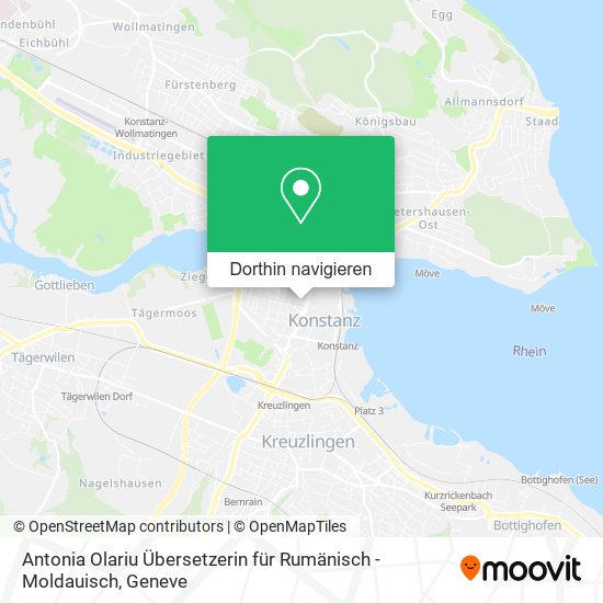 Antonia Olariu Übersetzerin für Rumänisch - Moldauisch Karte