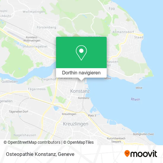Osteopathie Konstanz Karte