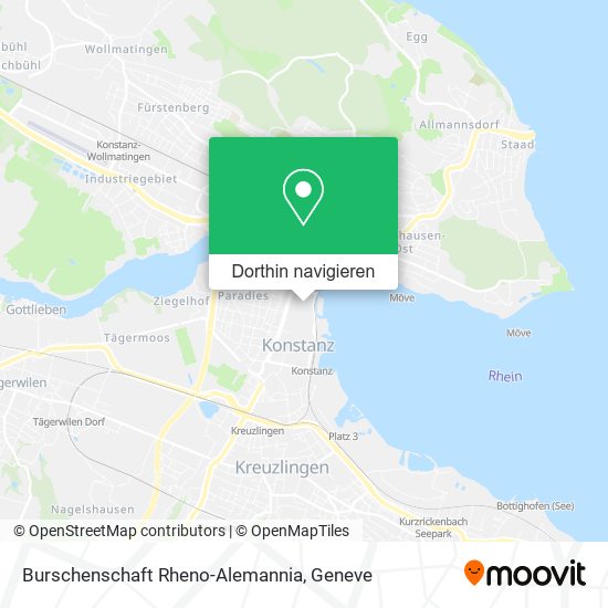 Burschenschaft Rheno-Alemannia Karte
