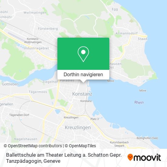 Ballettschule am Theater Leitung a. Schatton Gepr. Tanzpädagogin Karte