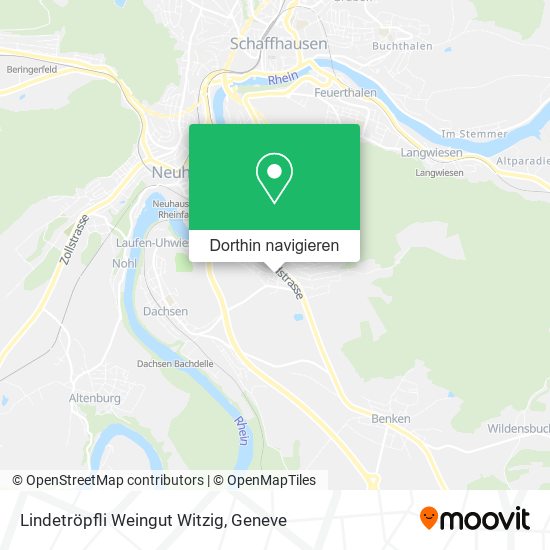 Lindetröpfli Weingut Witzig Karte
