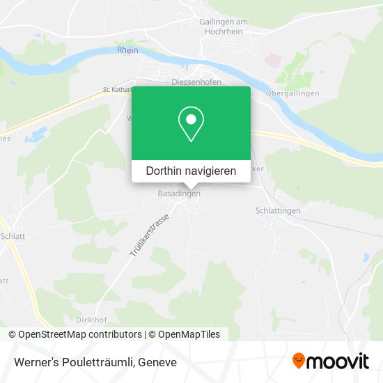 Werner's Pouletträumli Karte
