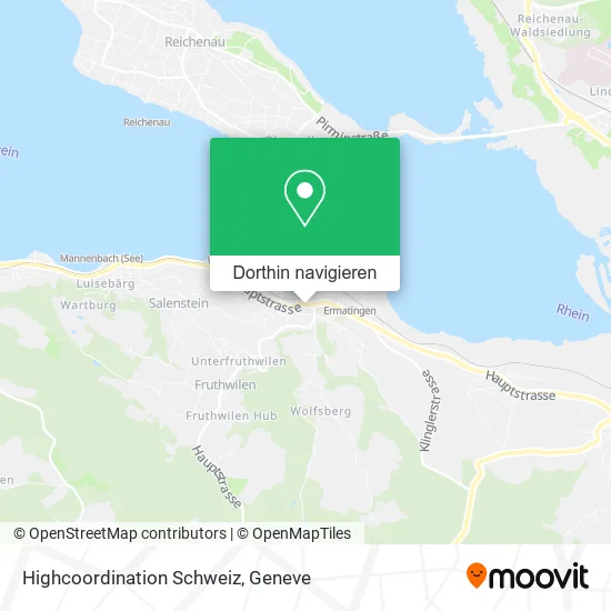 Highcoordination Schweiz Karte