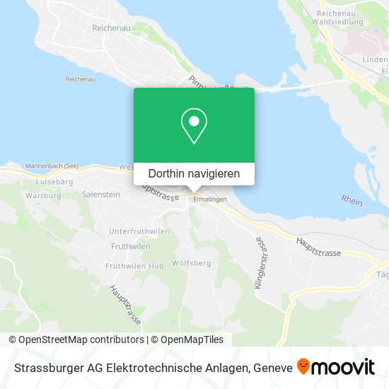 Strassburger AG Elektrotechnische Anlagen Karte