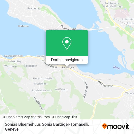 Sonias Bluemehuus Sonia Bänziger-Tomaselli Karte
