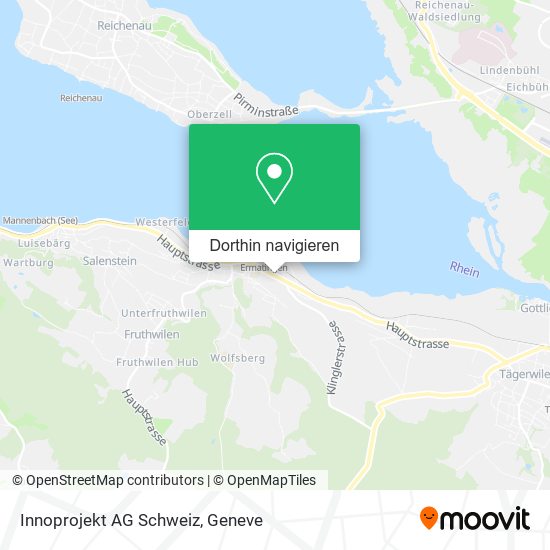 Innoprojekt AG Schweiz Karte