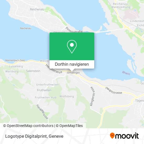 Logotype Digitalprint Karte