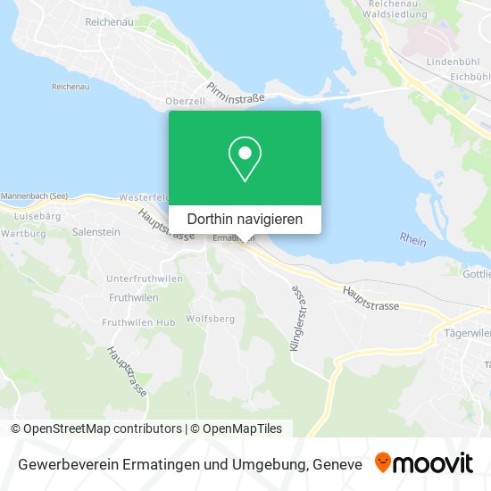 Gewerbeverein Ermatingen und Umgebung Karte