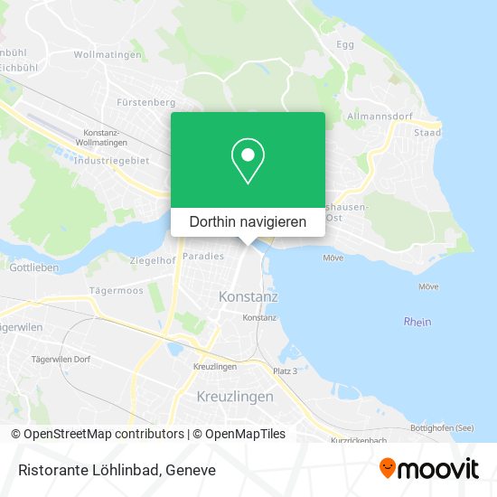 Ristorante Löhlinbad Karte