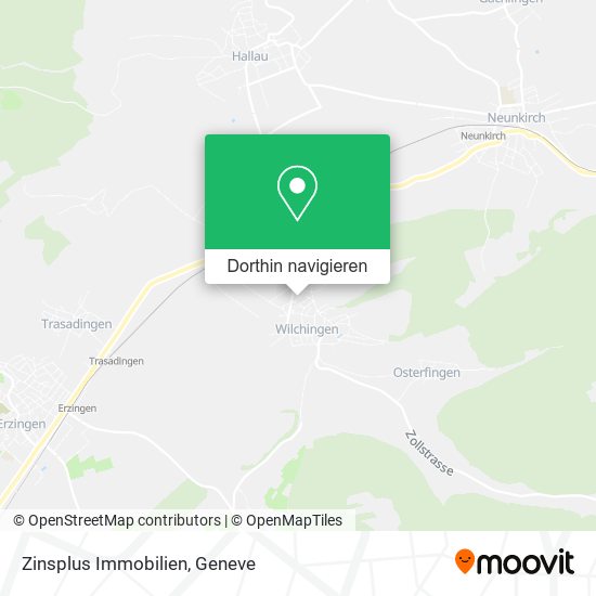 Zinsplus Immobilien Karte