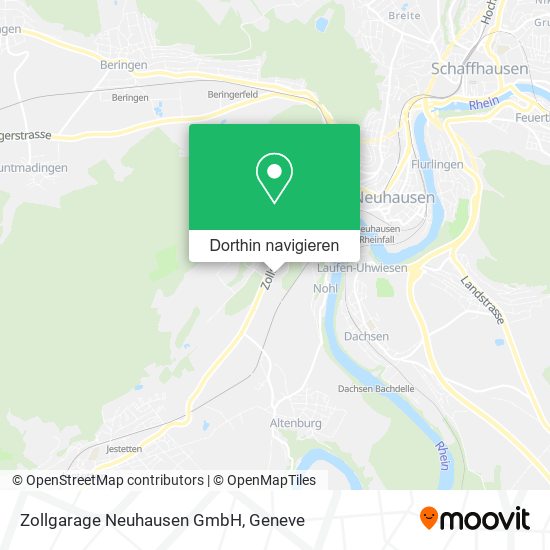 Zollgarage Neuhausen GmbH Karte