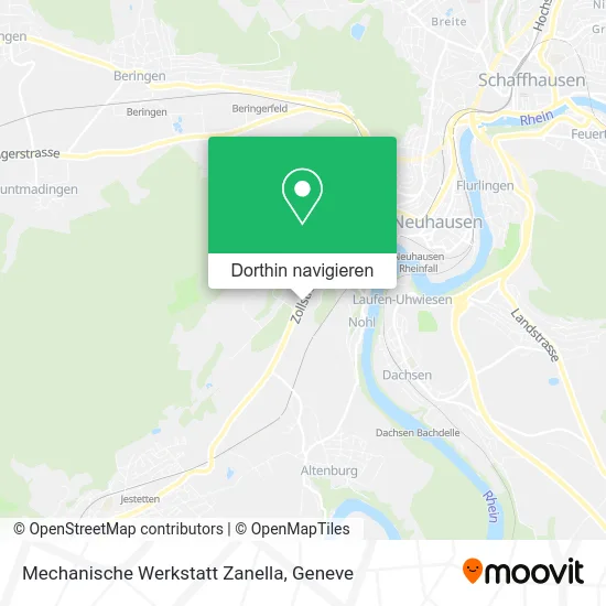 Mechanische Werkstatt Zanella Karte