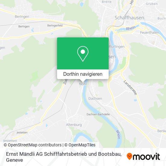 Ernst Mändli AG Schifffahrtsbetrieb und Bootsbau Karte