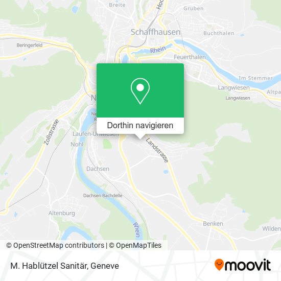 M. Hablützel Sanitär Karte