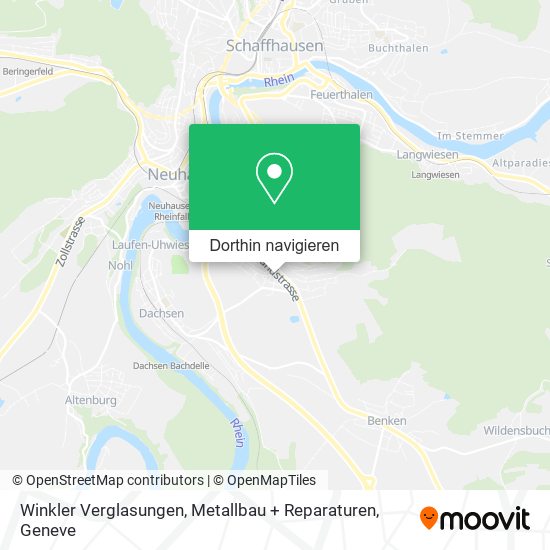 Winkler Verglasungen, Metallbau + Reparaturen Karte