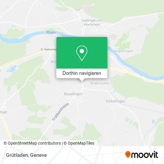 Grütladen Karte