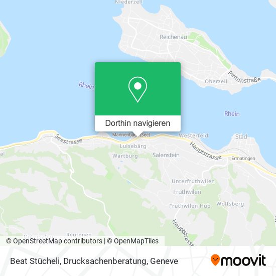 Beat Stücheli, Drucksachenberatung Karte