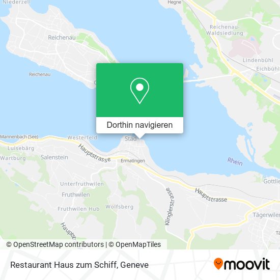 Restaurant Haus zum Schiff Karte