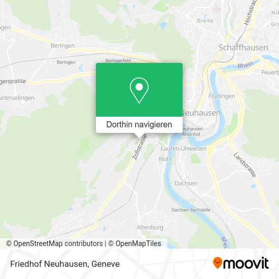 Friedhof Neuhausen Karte