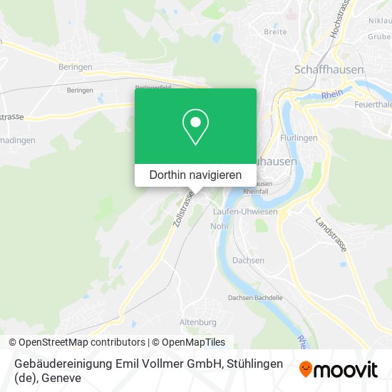 Gebäudereinigung Emil Vollmer GmbH, Stühlingen Karte