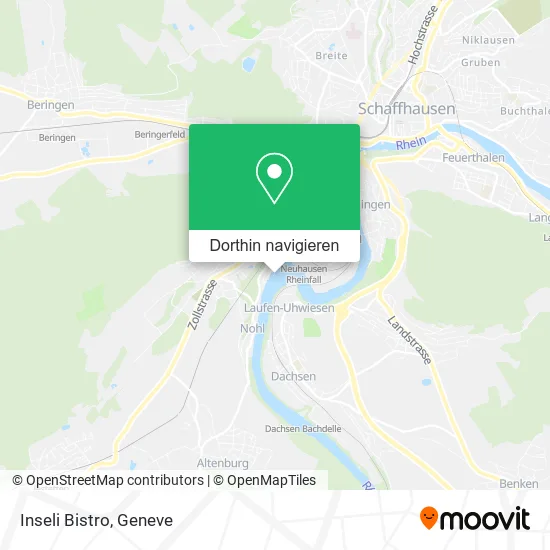 Inseli Bistro Karte