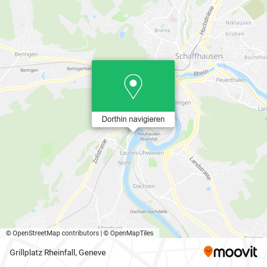 Grillplatz Rheinfall Karte