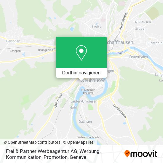 Frei & Partner Werbeagentur AG, Werbung, Kommunikation, Promotion Karte