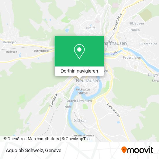 Aquolab Schweiz Karte