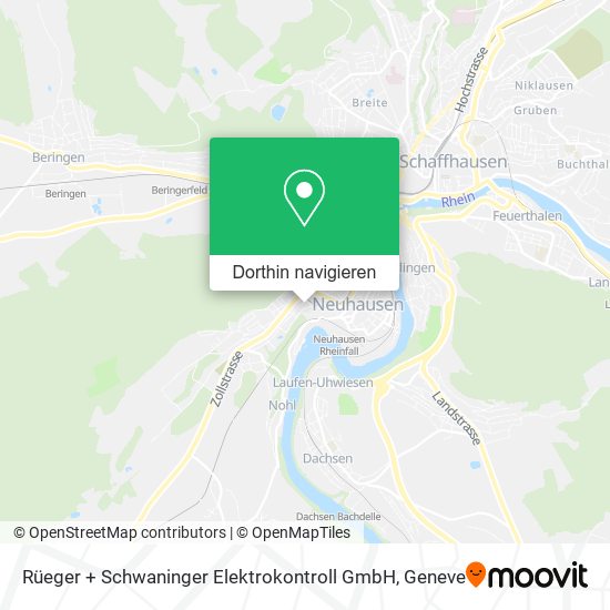 Rüeger + Schwaninger Elektrokontroll GmbH Karte
