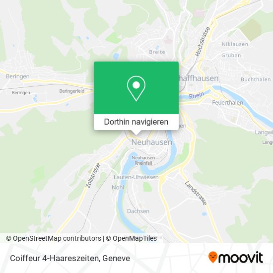 Coiffeur 4-Haareszeiten Karte