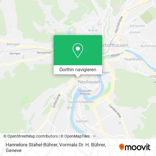 Hannelore Stahel-Bührer, Vormals Dr. H. Bührer Karte