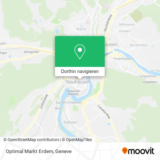 Optimal Markt Erdem Karte