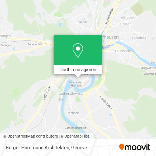 Berger Hammann Architekten Karte
