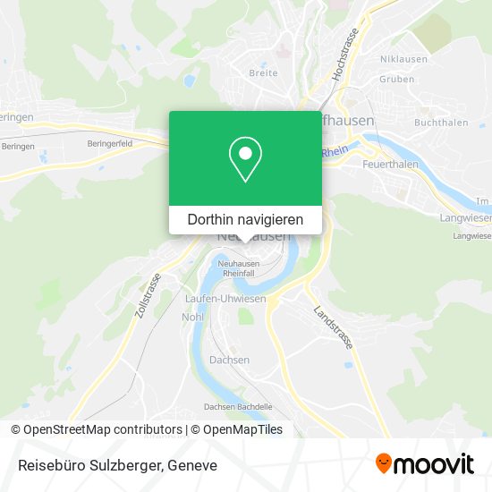 Reisebüro Sulzberger Karte