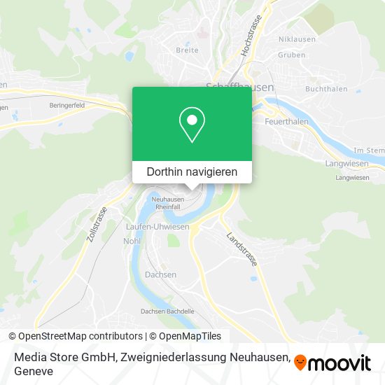 Media Store GmbH, Zweigniederlassung Neuhausen Karte