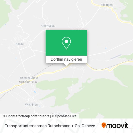 Transportunternehmen Rutschmann + Co Karte