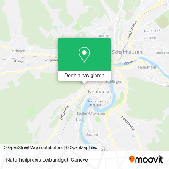 Naturheilpraxis Leibundgut Karte