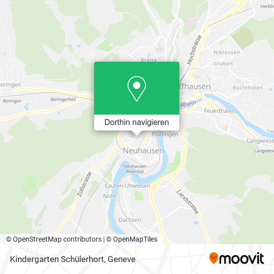 Kindergarten Schülerhort Karte