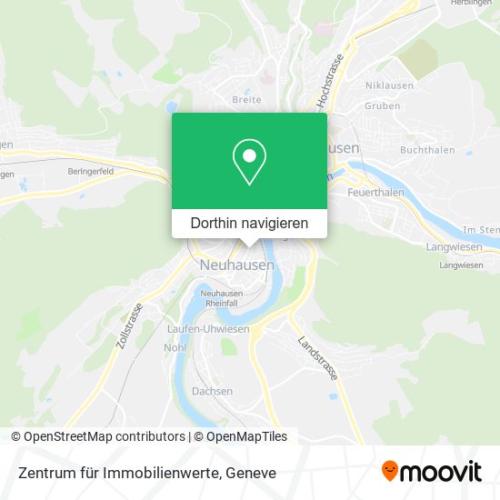 Zentrum für Immobilienwerte Karte