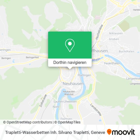 Trapletti-Wasserbetten Inh. Silvano Trapletti Karte