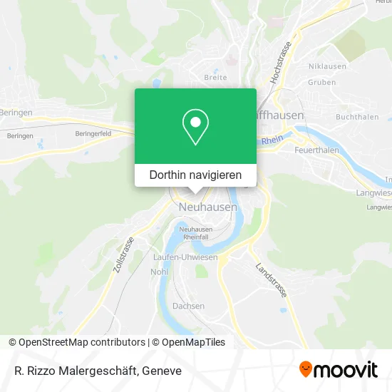 R. Rizzo Malergeschäft Karte