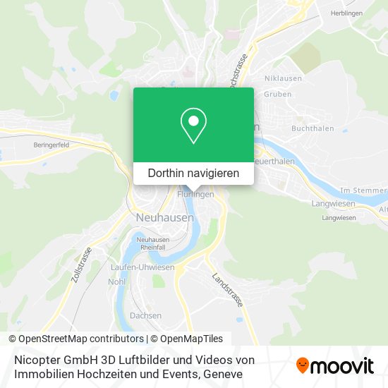 Nicopter GmbH 3D Luftbilder und Videos von Immobilien Hochzeiten und Events Karte