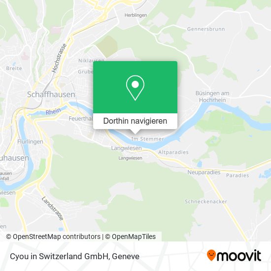 Cyou in Switzerland GmbH Karte
