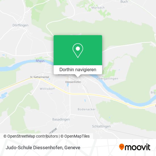 Judo-Schule Diessenhofen Karte