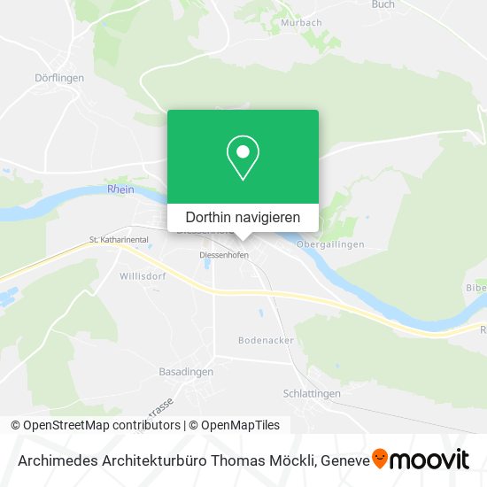 Archimedes Architekturbüro Thomas Möckli Karte