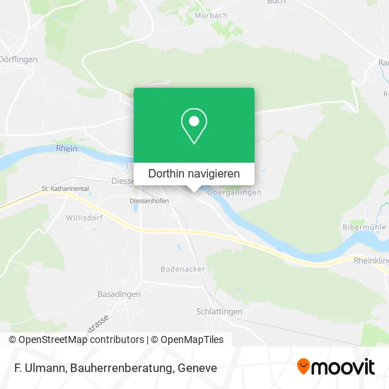 F. Ulmann, Bauherrenberatung Karte