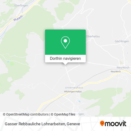 Gasser Rebbauliche Lohnarbeiten Karte